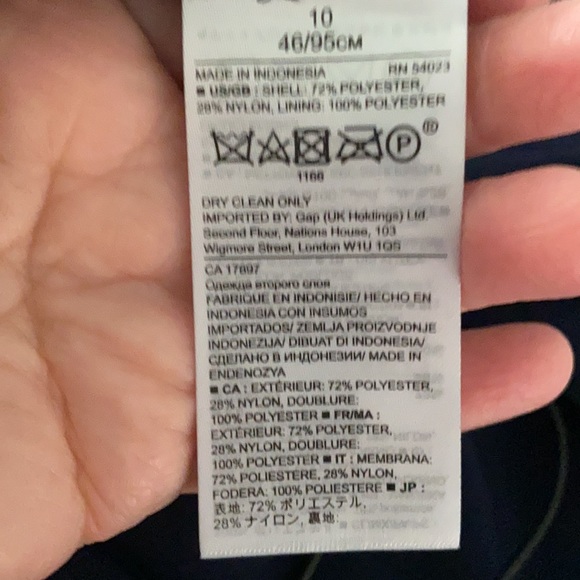 Jacquard Leopard Navy Blue Pencil Skirt - Picture 5 of 6